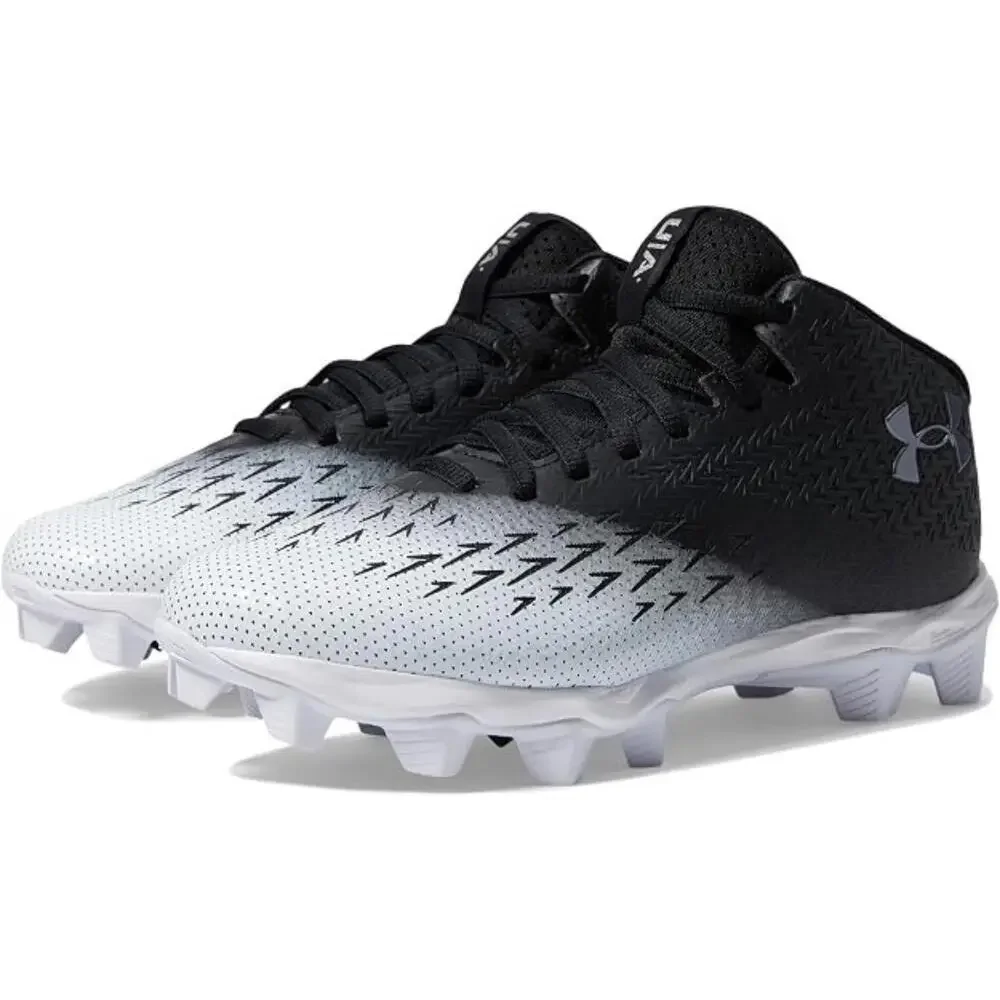 Under Armour Spotlight Franchise RM 4.0 Boys US 4 Black Football Cleats HTAT1600